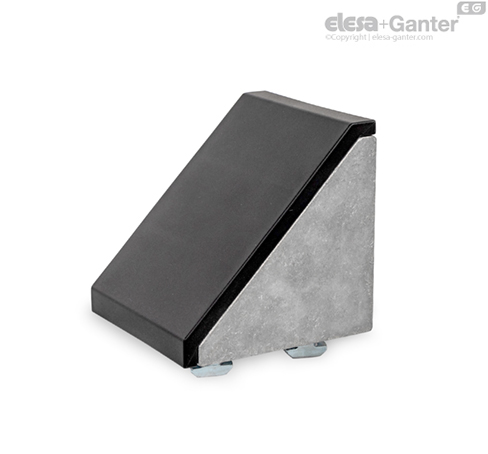 GN 30b-C-ABSZS Angle Brackets Type C, plain finish, steel, zinc